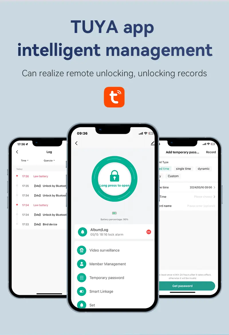 Aluminum Keyless Door Lock